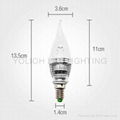 3W可调光LED蜡烛灯E14