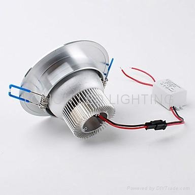 5W ceiling light with warm white cool white 3