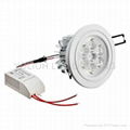 7W ceiling light dimmable cool white 1