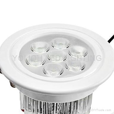 7W ceiling light dimmable cool white 2