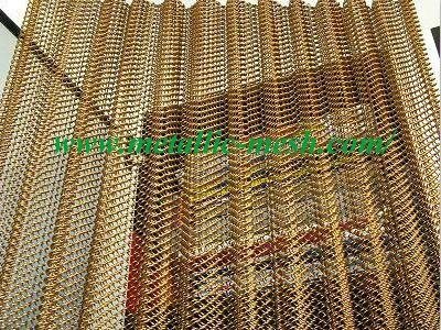 Selling hand woven metal drapery manufacturer factory