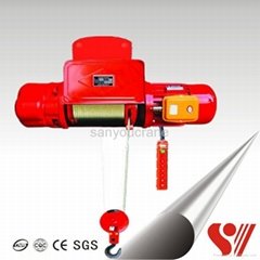 CD1MD1 5T/6M Type Wire Rope Electric Chain Hoist