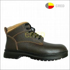 Leather safety shoes steel toe 