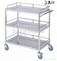 Stainless Steel Hospital Trolley 1