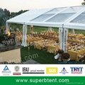 Fancy wedding tente 15x20m for party with accessories 2