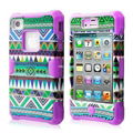 Purple Hybrid Hard Cases Cover for IPHONE 4&4s  2