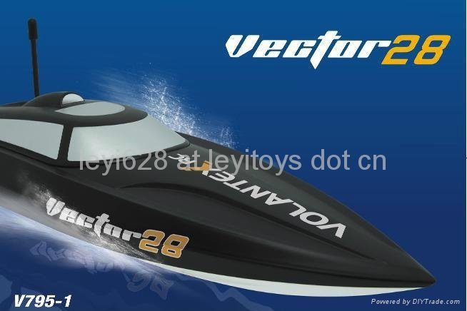 2.4G Vector 28  Remote control Fast Speed Boat