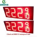 hot sale 12inch red 8888 gas station led