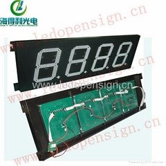 12inch white 8888 IP65 led segments gas price signs