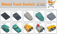 Metal Foot Switch Pedal Switch