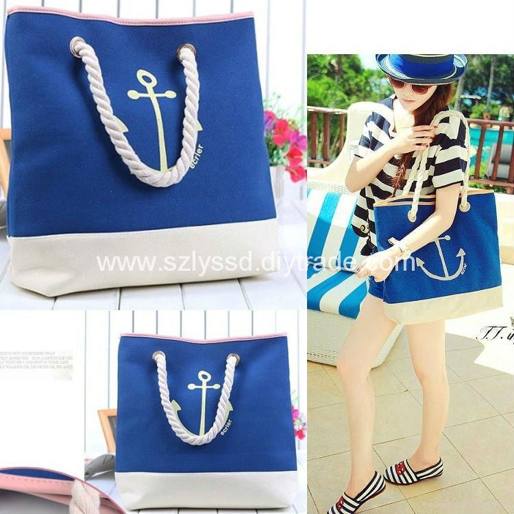 Custom Printed Canvas Fabric Shopping Tote Bag LYSC12 LYS (China Manufacturer) Other Bags