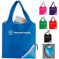 Convenient used polyester foldable shopping bag 4