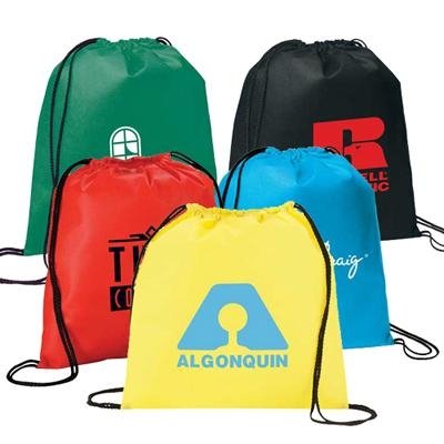 Drawstring 80gms non woven backpack 2