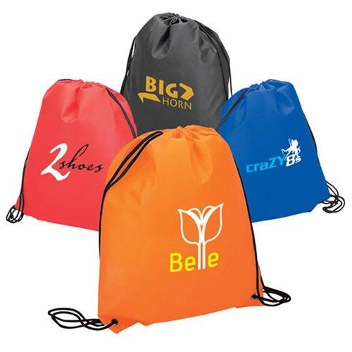 Drawstring 80gms non woven backpack 3
