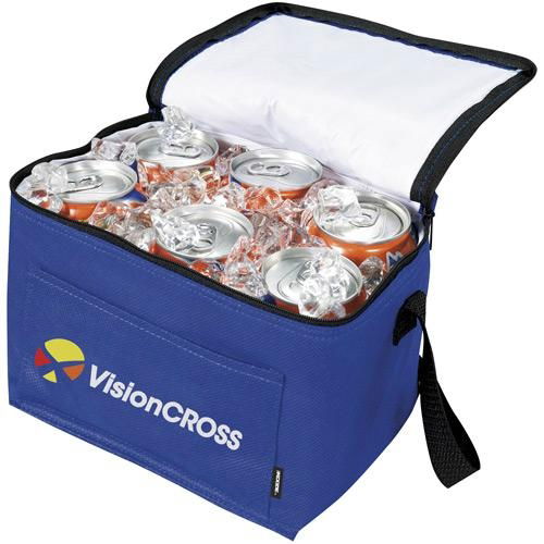 For 6 can beer storage non woven cooler bag