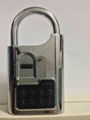 fingerprint password padlock