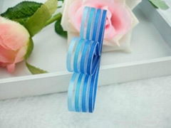 Color weaved Organza Ribbon