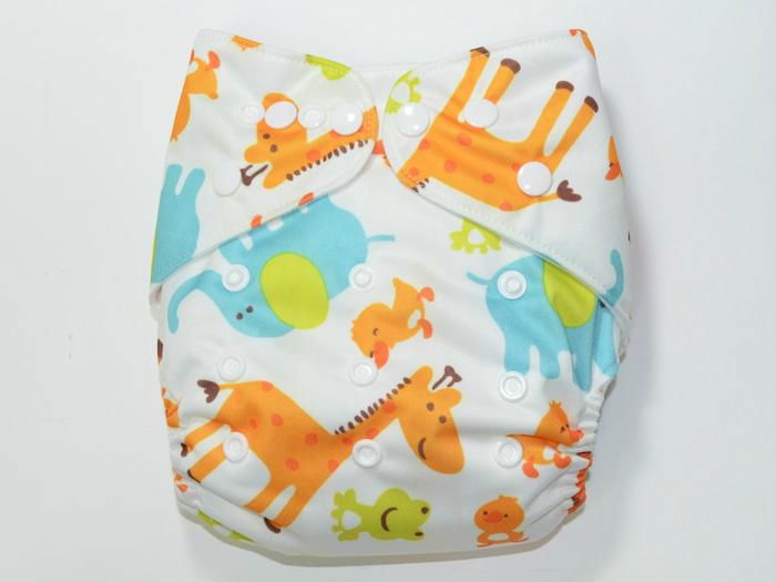 Various Colors and Cute Patterns Reusable Cloth Babies Diapers Nappies 3