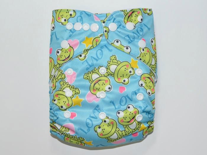 Various Colors and Cute Patterns Reusable Cloth Babies Diapers Nappies 4