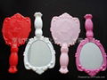 Plastic Handle Makeup Mirror