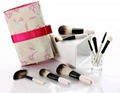 Luxurious mini makeup brush set