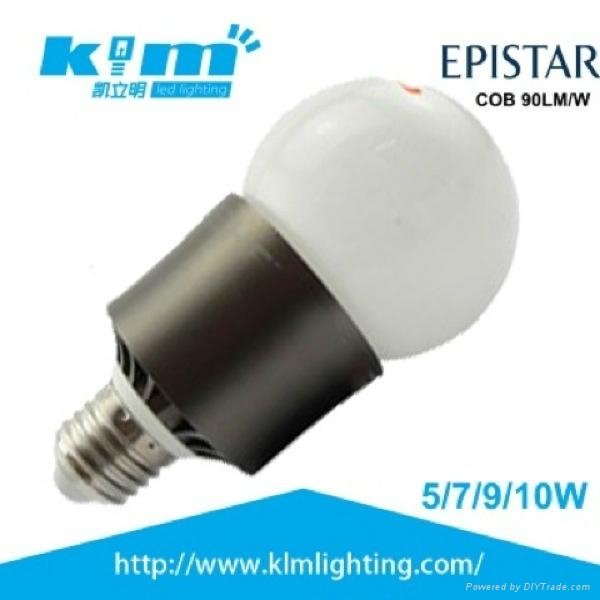 E27 LED bulb light A60 E27 9W warmwhite Dimmable,