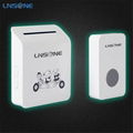 Wireless Door bell with LED Light Design and Ding Dong sound music door bell 