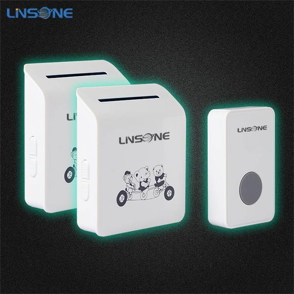 Wireless Door bell with LED Light Design and Ding Dong sound music door bell  2