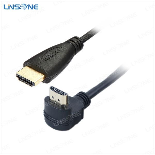 AM to AM Right angle hdmi cable 1.4