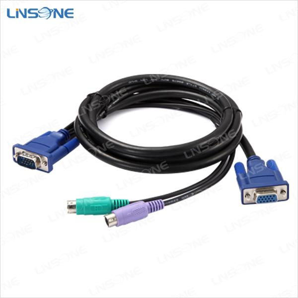 19Pin male HDMI to VGA cable 2