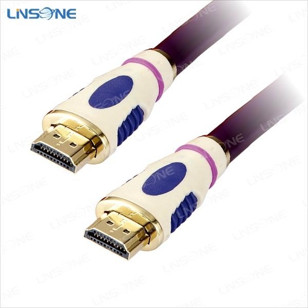 Linsone Gold plated hdmi 19pin cable V1.4