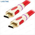 Linsone Gold plated hdmi 19pin cable V1.4 3