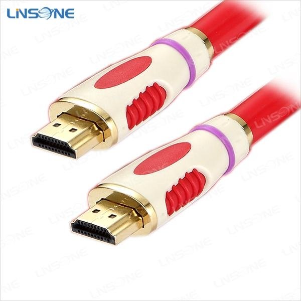 Linsone Gold plated hdmi 19pin cable V1.4 3