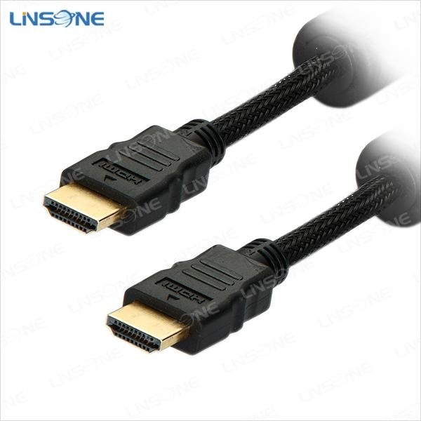 Black Single color Hdmi cable 1.4 for HDTV