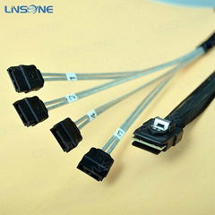 HighPoint Internal Mini SAS to 4SATA cable (SFF8087 to SATA)