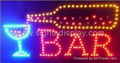 Bright LED Light OPEN Neon Store Business Sign