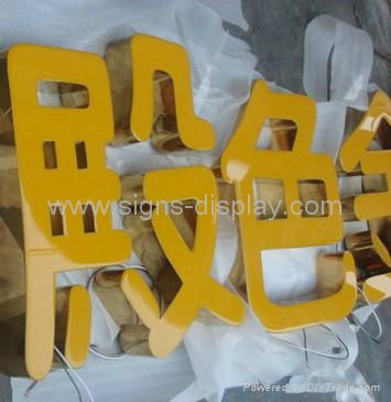 Customized high quality LED Resin Illuminated letters 3