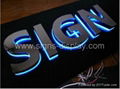  outdoor&indoor advertising signs stainless steel backlit alphabet letter 1