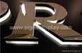  outdoor&indoor advertising signs stainless steel backlit alphabet letter 4