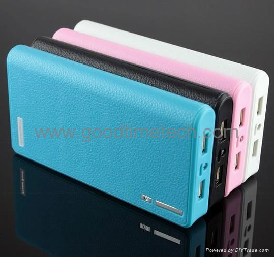 Wallet Style 20000mAh Power Bank Battery Charger with LCD Display for iPhone 4 4 4