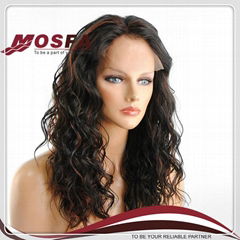 long curly synthetic full lace wig