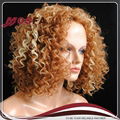 100% kanekalon afro synthetic wigs for african american 1