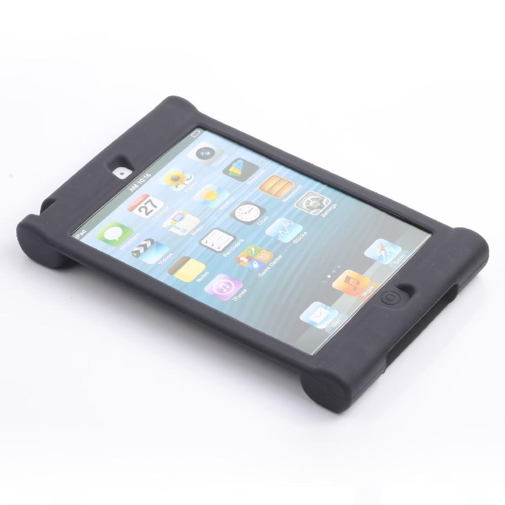 Handhold Silicone Skin Case Shock Proof Soft Cover for iPad mini / mini 2 3