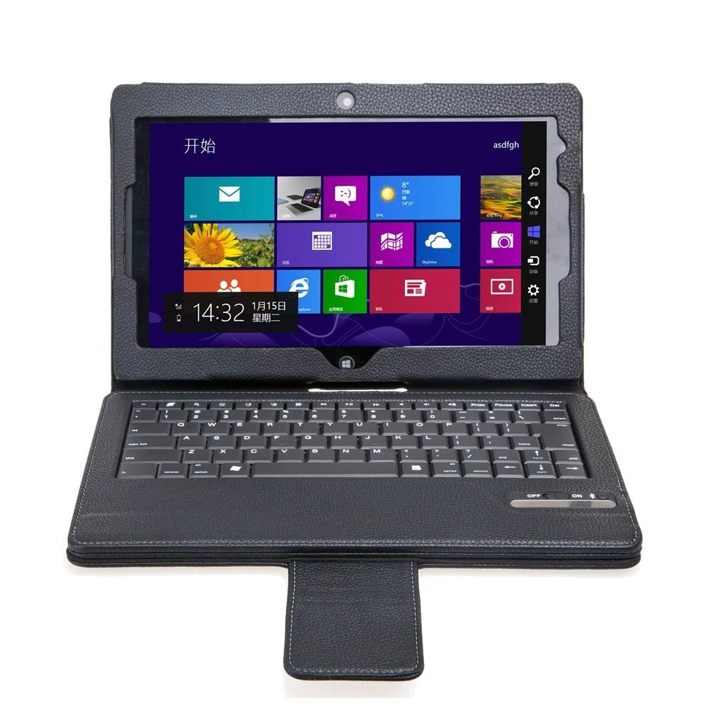  	Wireless Bluetooth Keyboard Folio Case for Lenovo ThinkPad Tablet 2 10.1