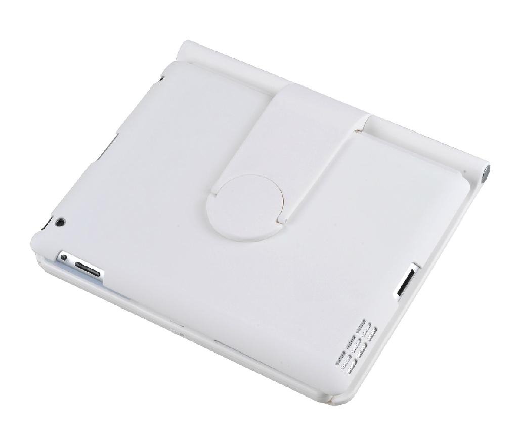 360 Degree Adjustable Stand Case with Slide-out Keyboard for iPad 2/3/4 5