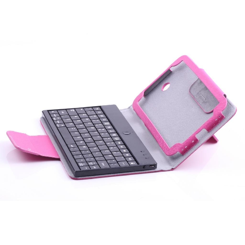 Leather Case with Bluetooth Keyboard for Samsung Galaxy Tab 3 7.0 P3200 P3210 2