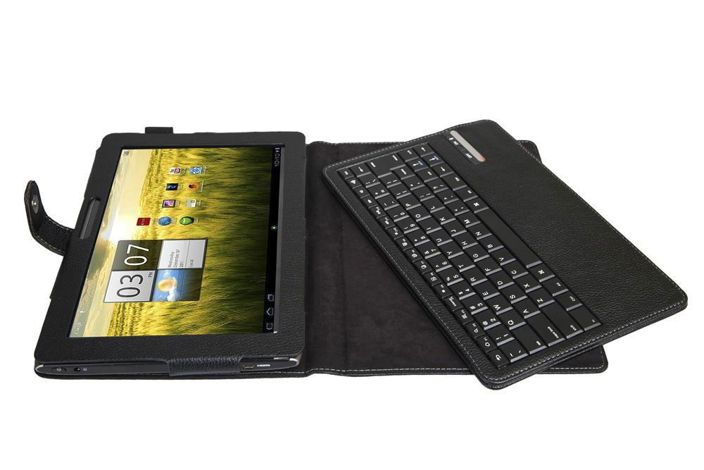 Removable Bluetooth Keyboard Folio Case for Acer Iconia Tab A200/A510