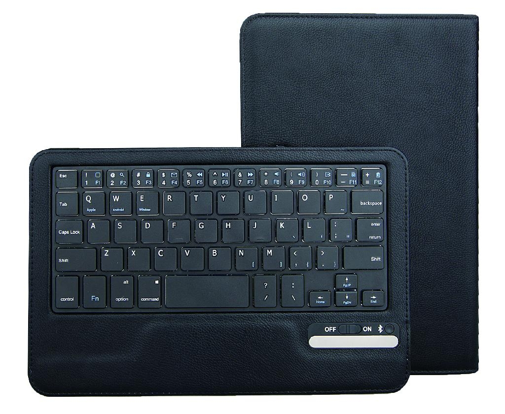  	Universal Bluetooth Keyboard Folio Case for 7 to 8 Inch Tablets 2