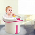 baby bath barrel with soft seat