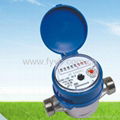 Rotary-wing dry single-jet water meter 1